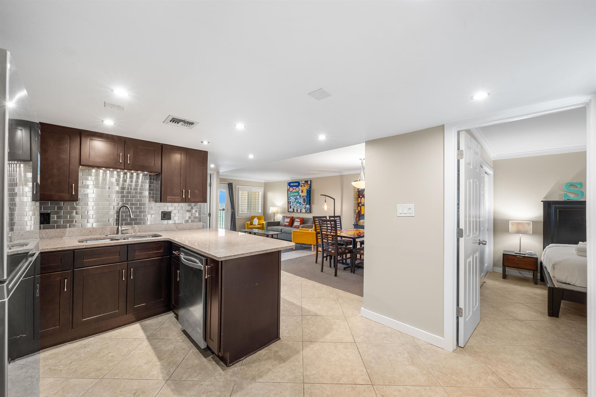 Unit Entrance into Kitchen