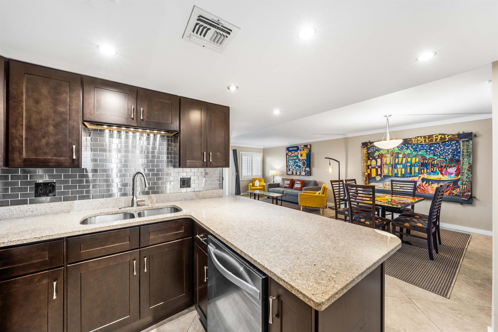 Unit Entrance into Kitchen