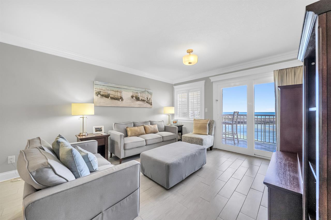 HSRC Living Room with Private Balcony Access