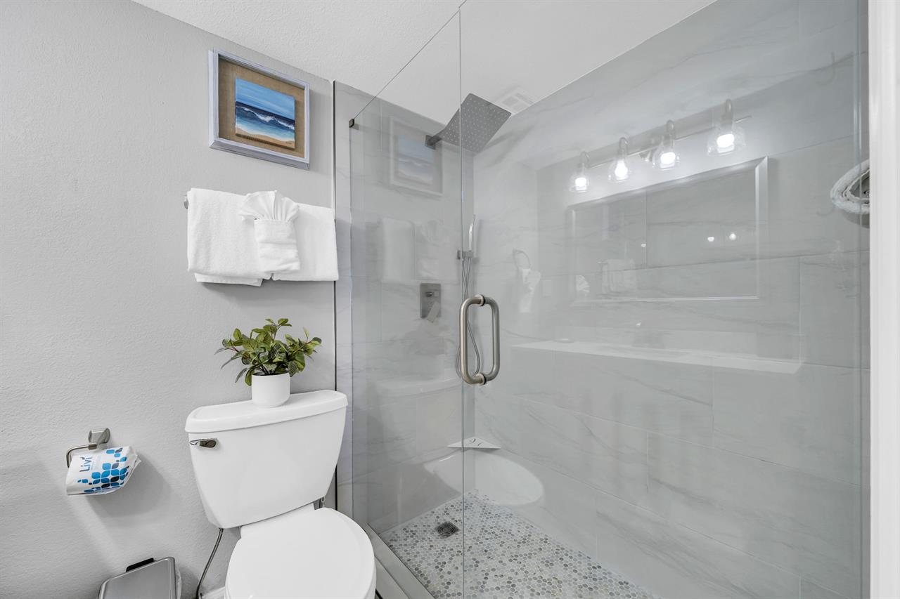 Master shower