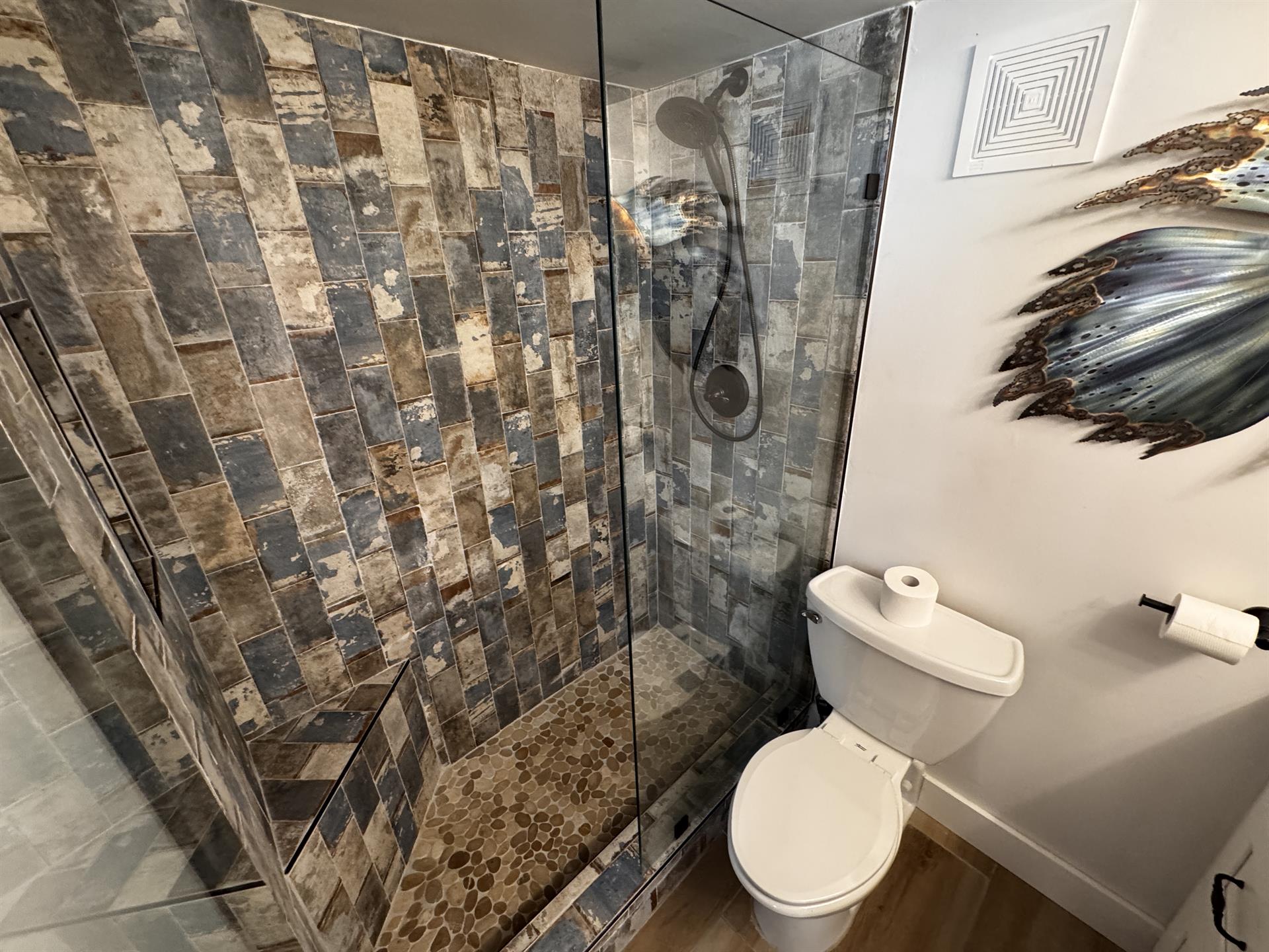 Walkin Shower in Master