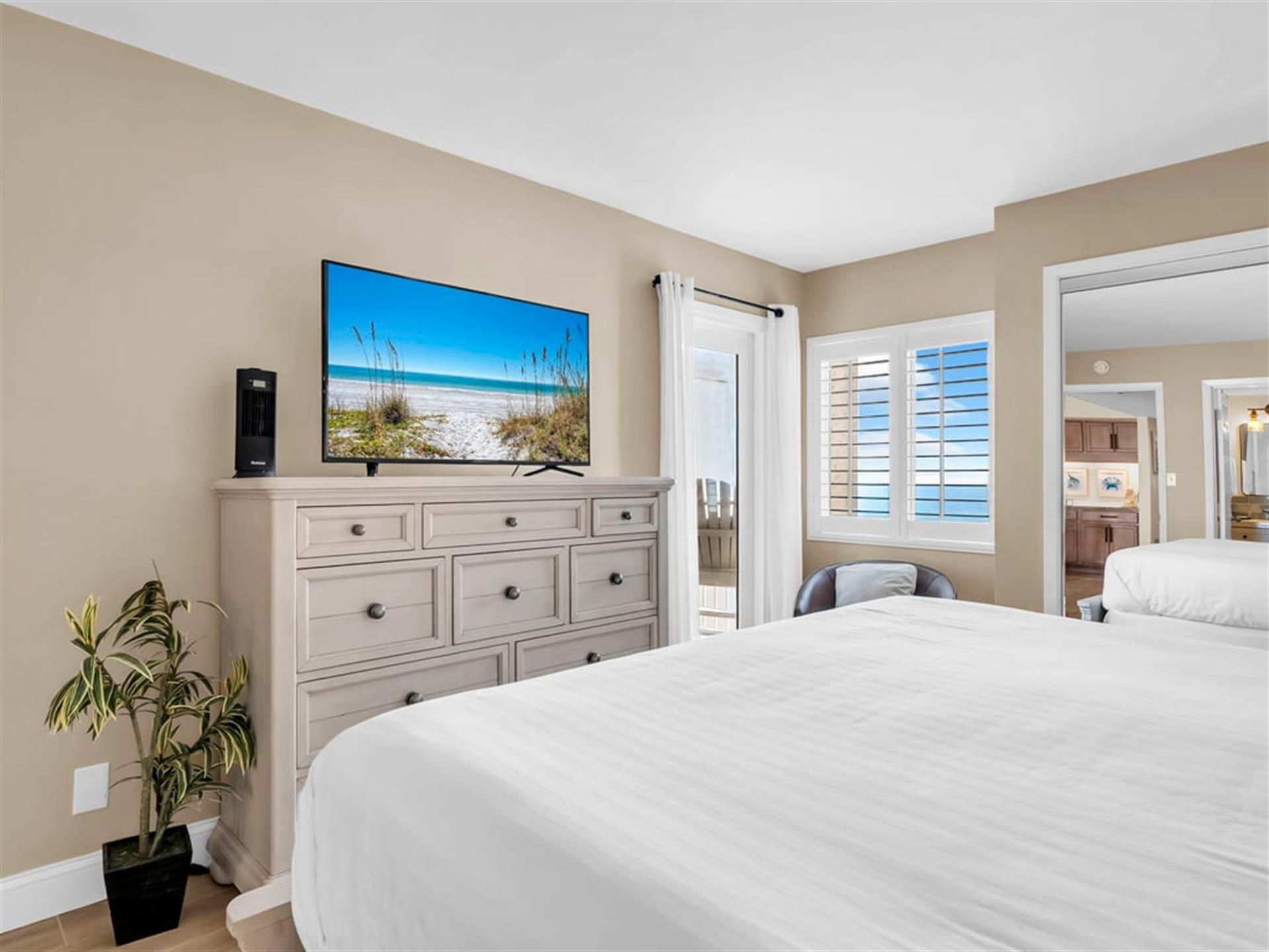 Master Bedroom with Balcony Access