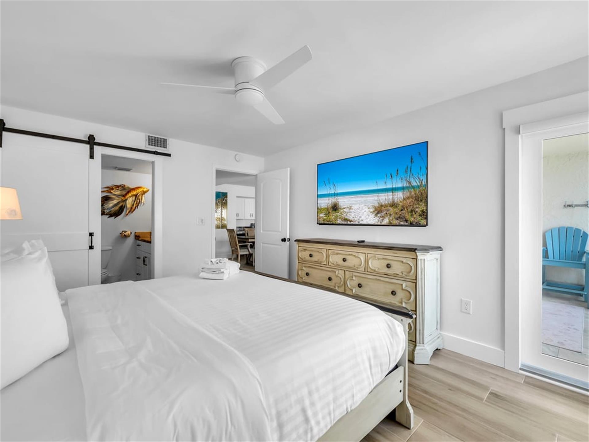 Master Bedroom with Balcony Access