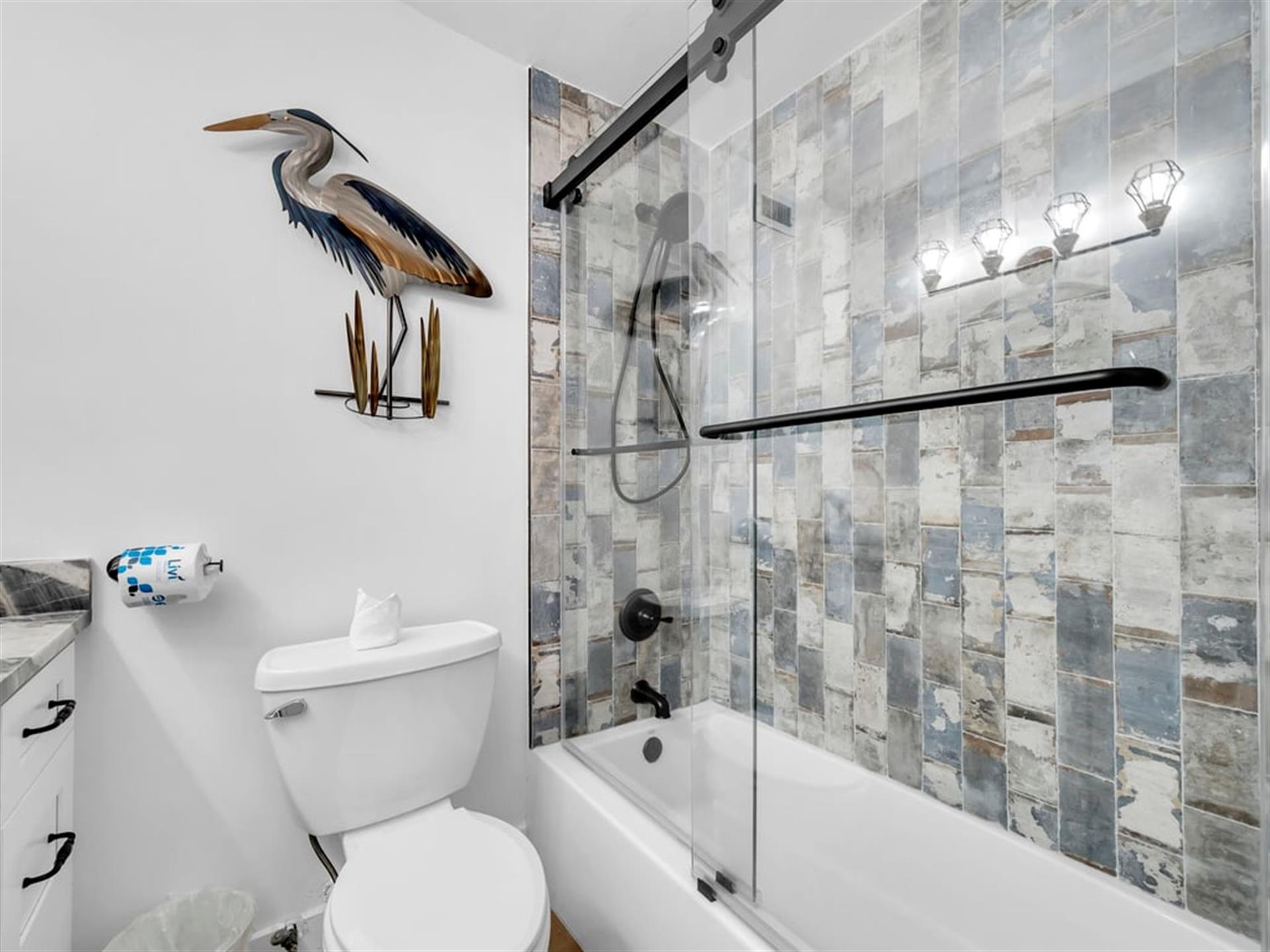Guest Bathroom with ShowerTub Combo