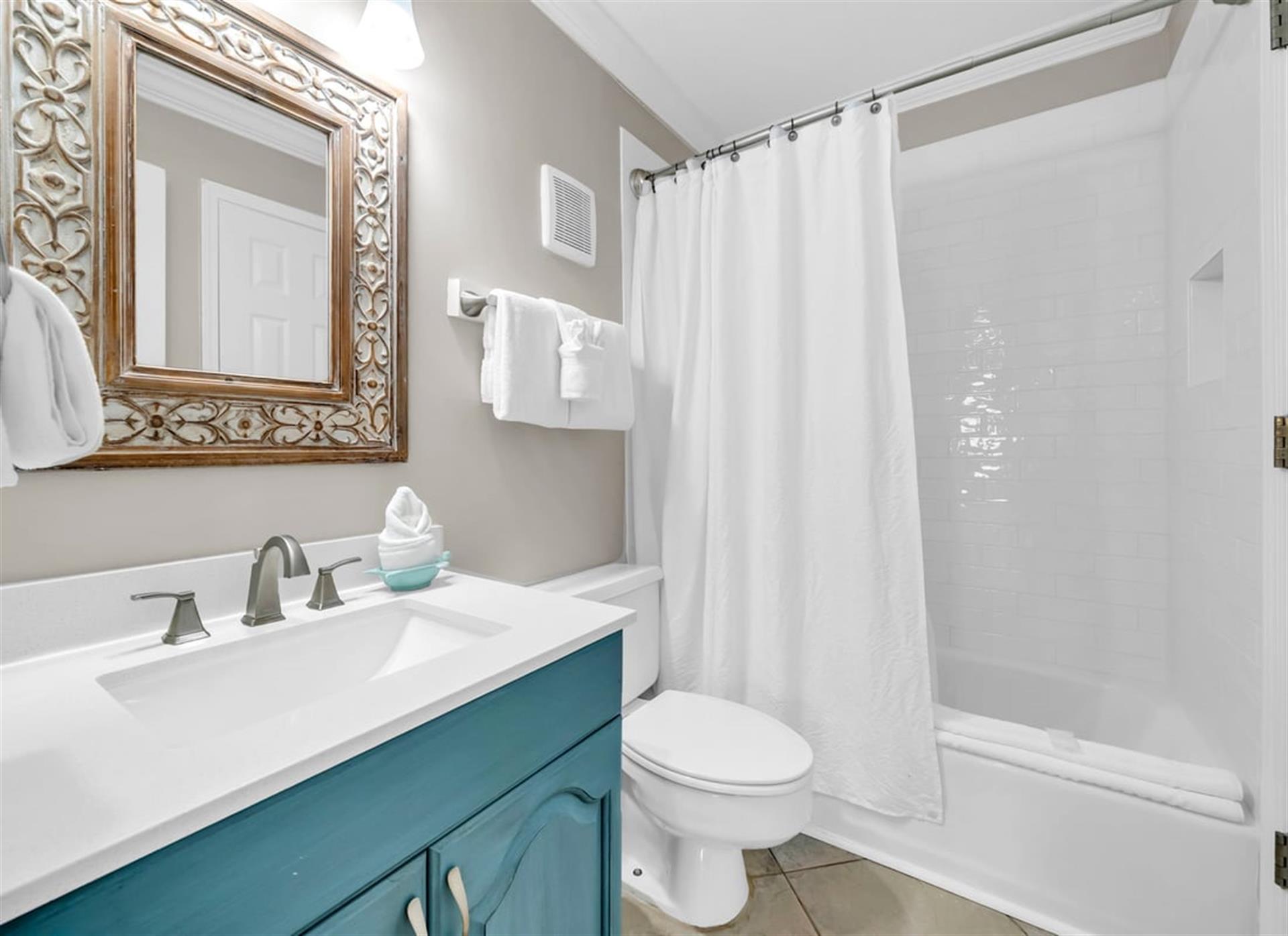 Guest Bathroom with ShowerTub Combo