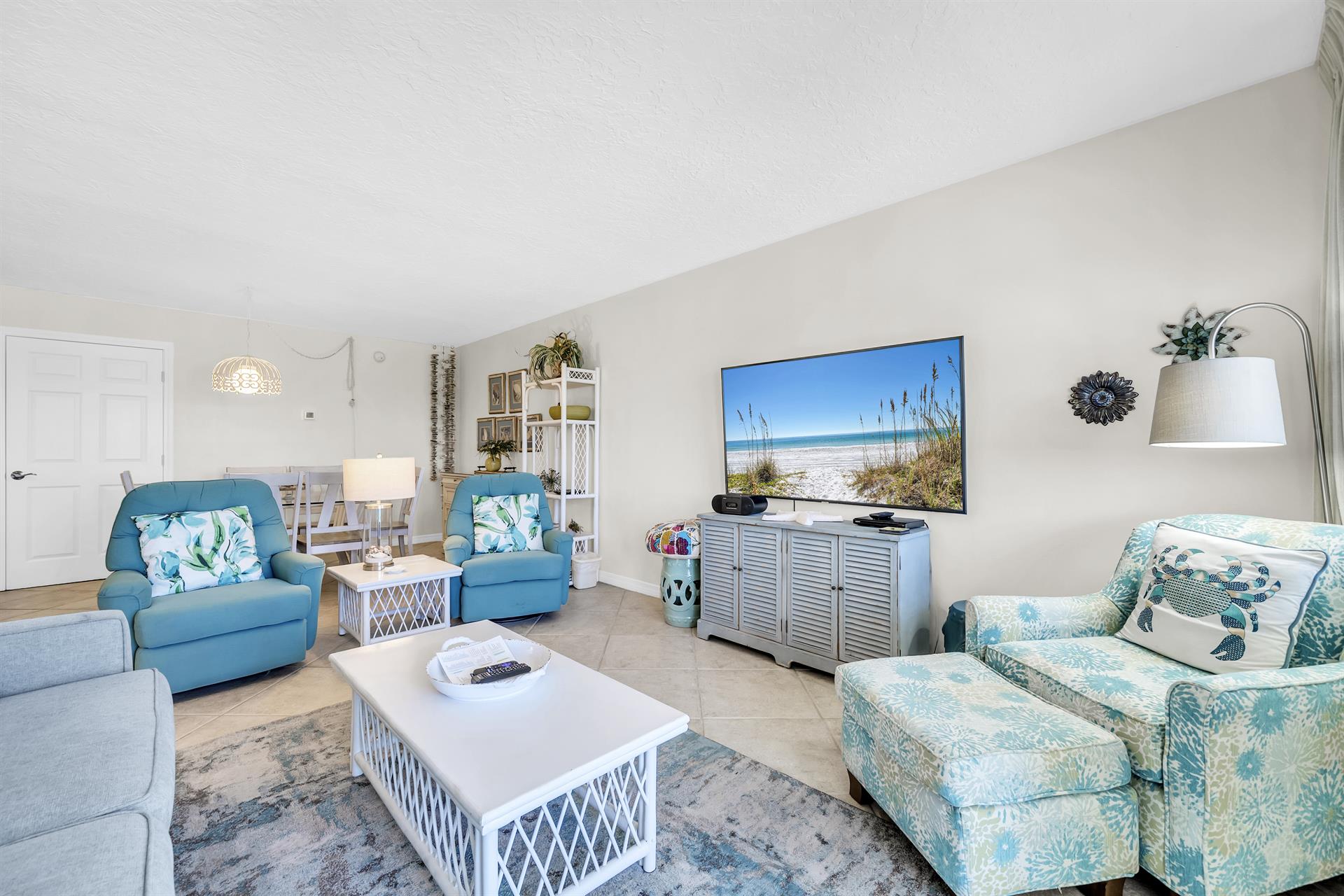 Living Area and TV
