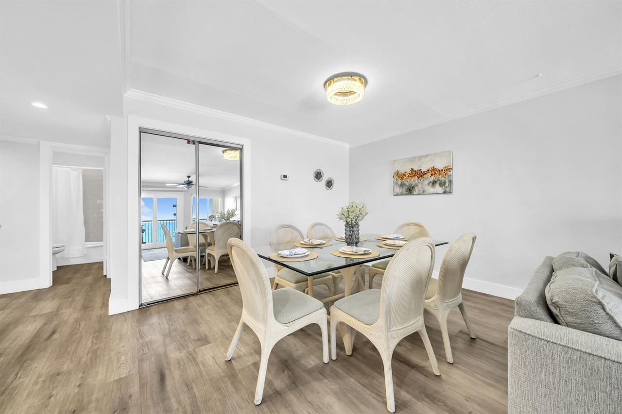 Dining area seating