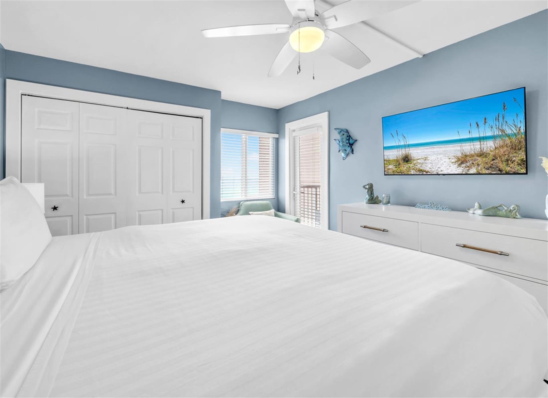 HSRC Master Bedroom With 50 TV