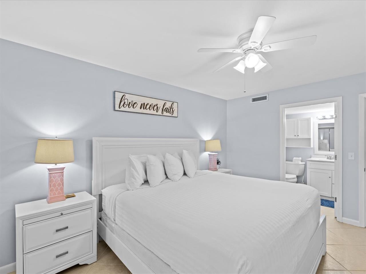 HSRC 102 Master Bedroom  King Bed And En suite