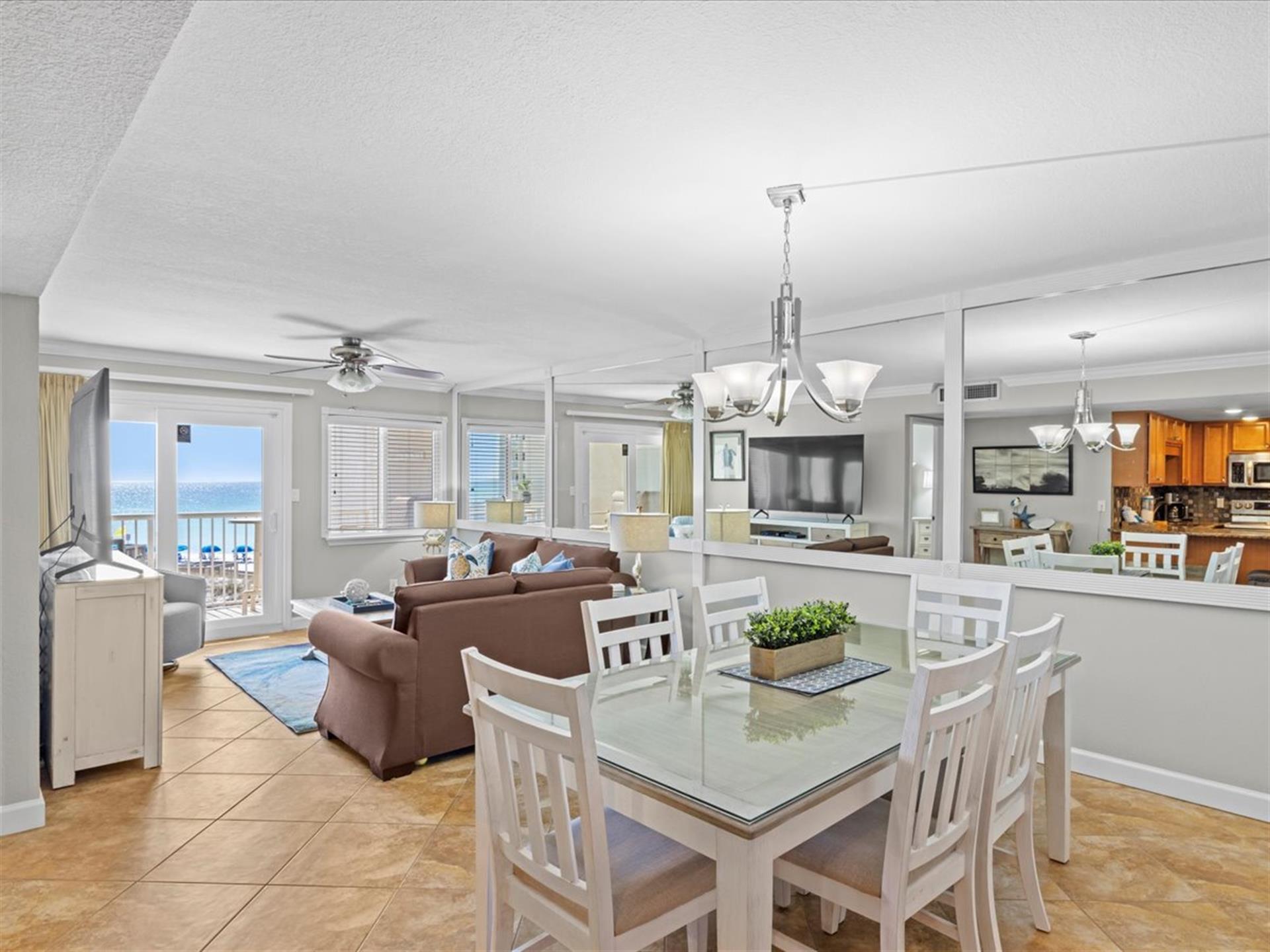 HSRC 304 DiningLiving Area With Gulf View