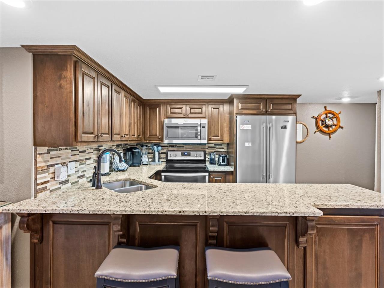 HSRC 116 Kitchen with Two Barstools