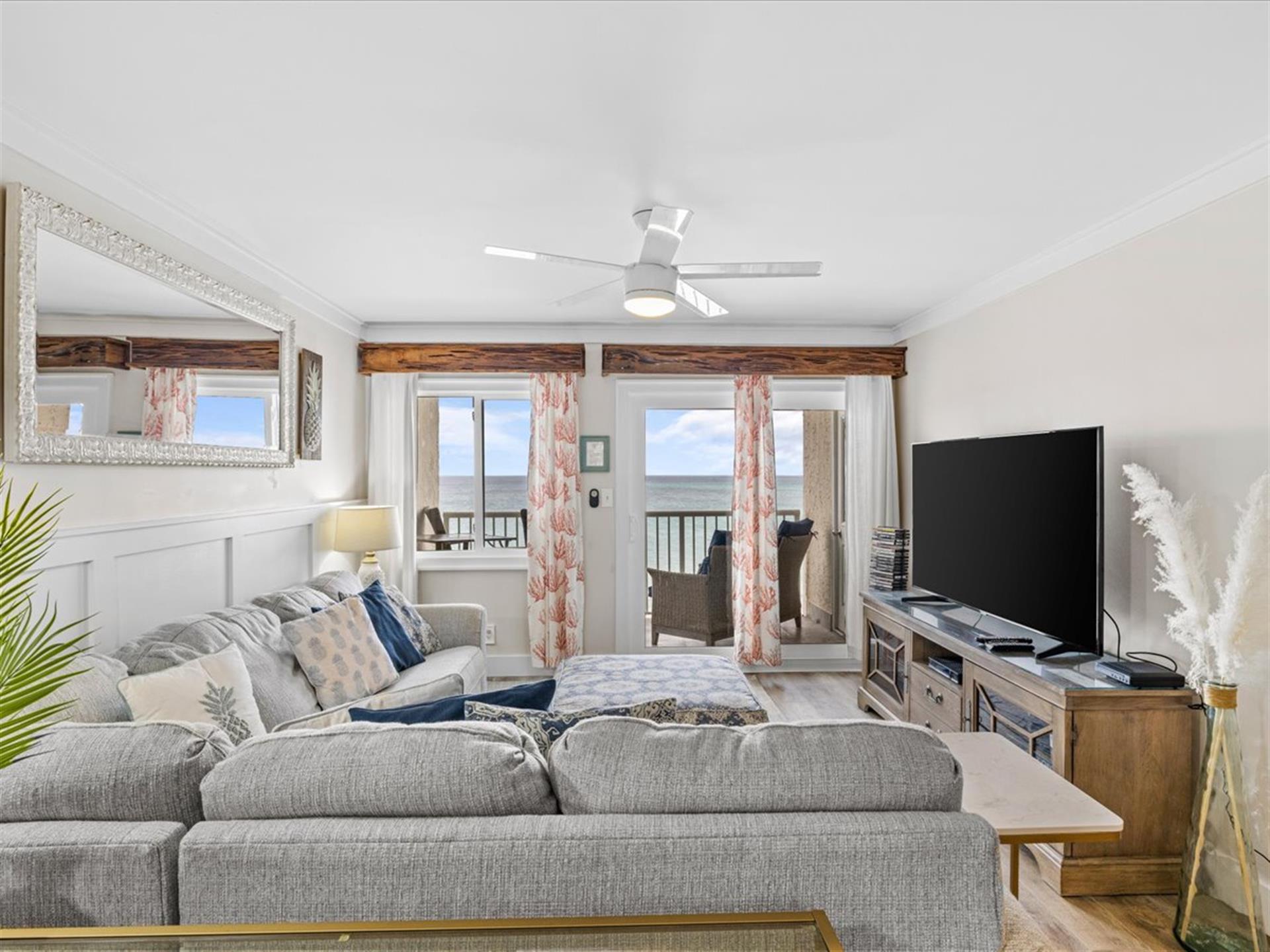 Living Area With Gulf View