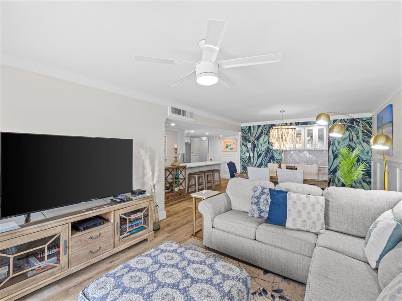 Living Area With Flat Screen TV
