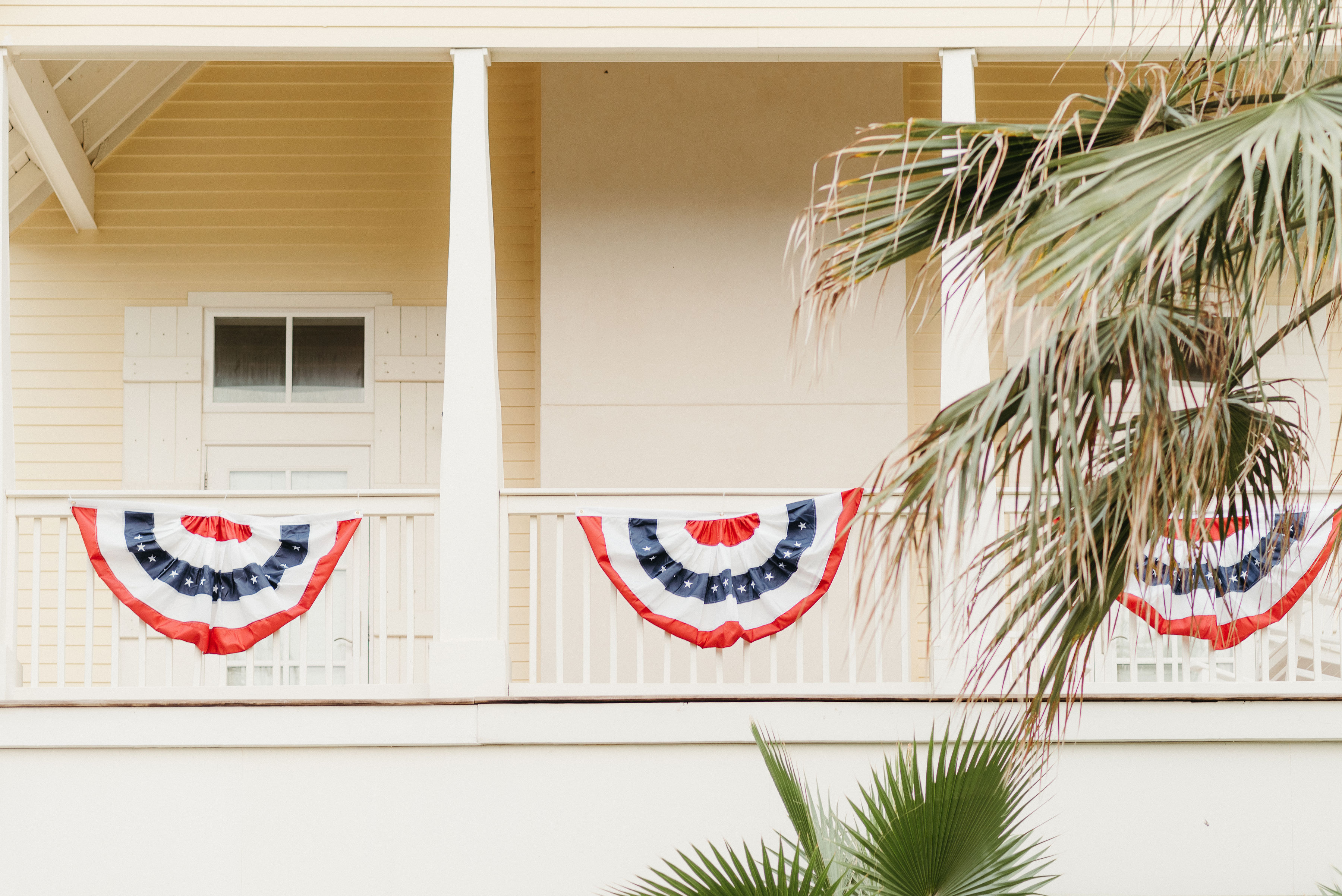 memorial day at Port Aransas and Cinnamon Shore decoration