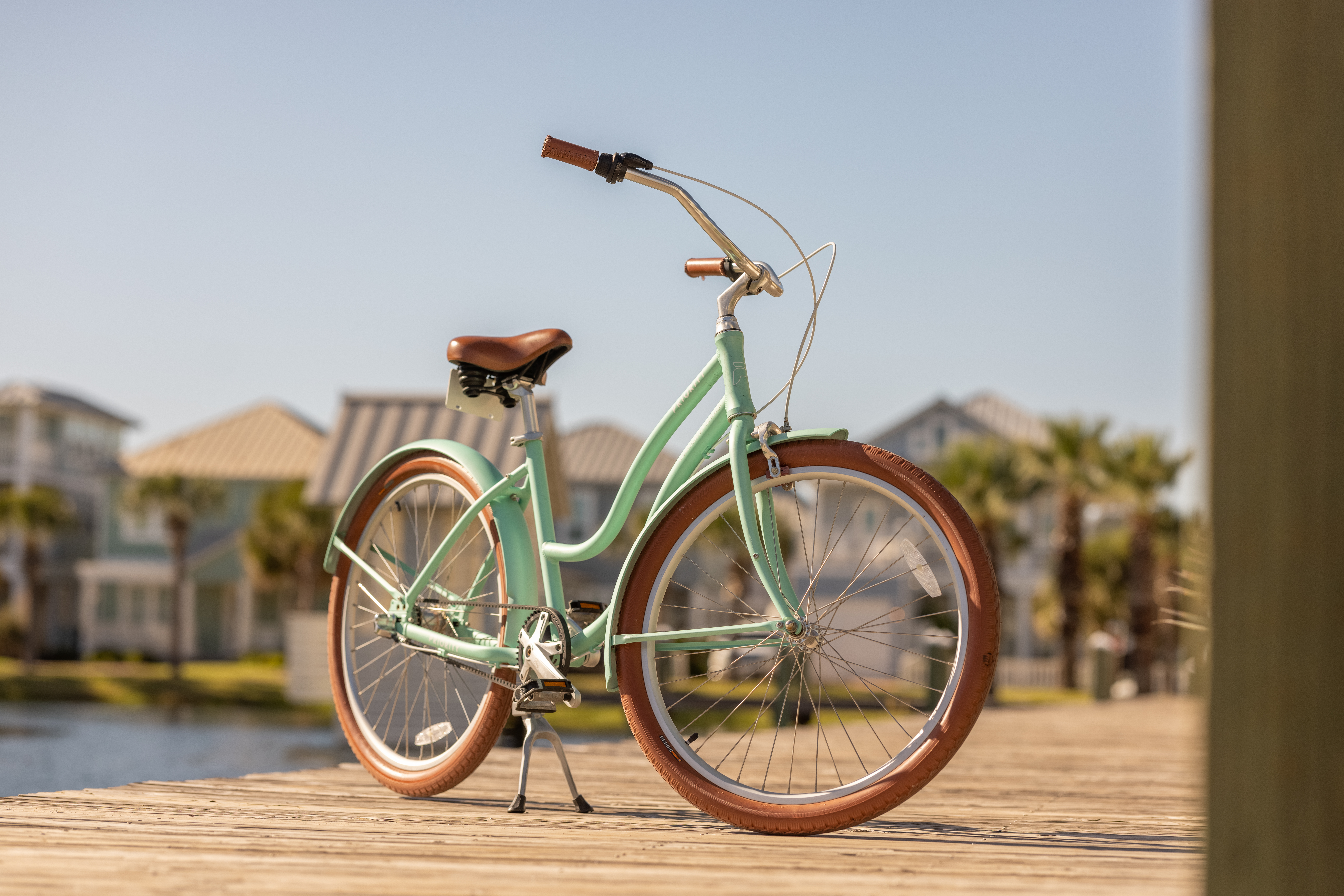 bicycle at Cinnamon Shore port aransas