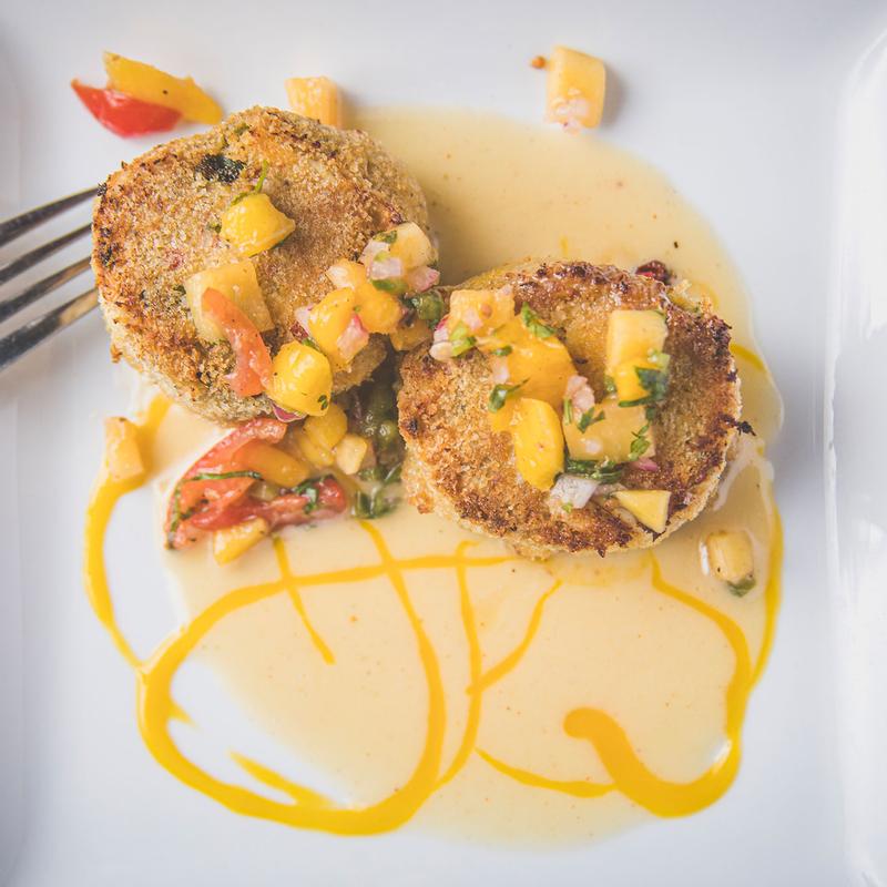 Crab cakes at Lisabella's