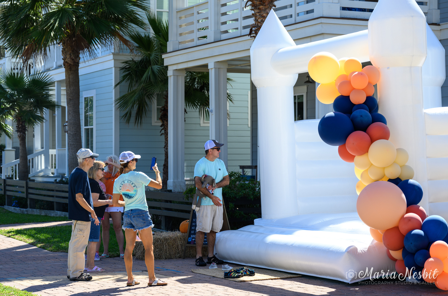 bouncy house beach boos and bbq cinnamon shore