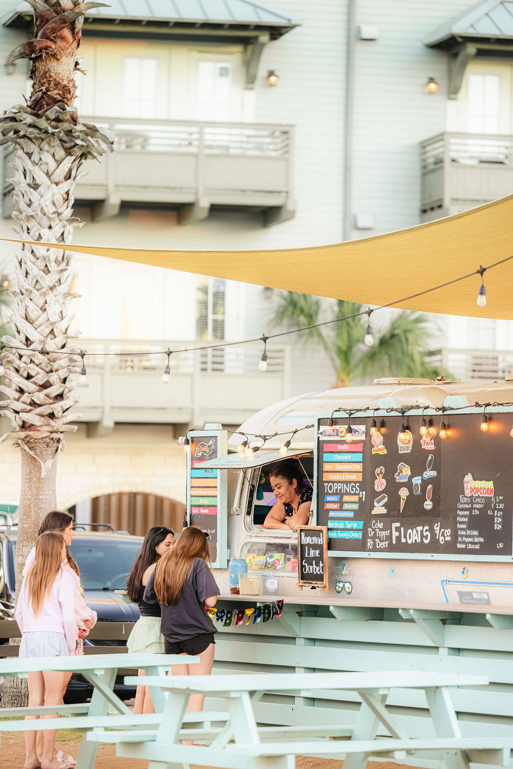 C Treats Airstream snack trailer at Cinnamon Shore in Port Aransas
