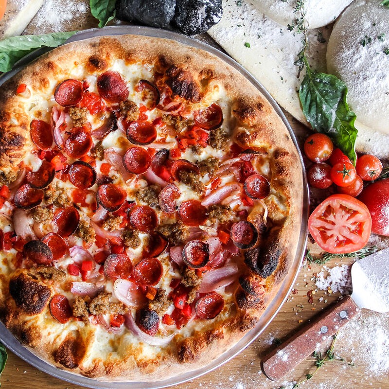 Dylan's pizza at Cinnamon Shore in Port Aransas