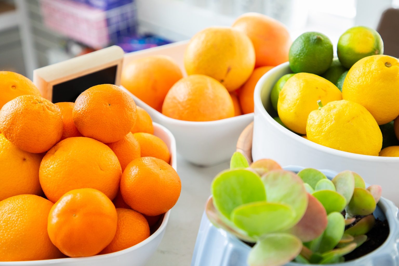 Fresh citrus and produce at Saltwater Gypsies Market at Cinnamon Shore
