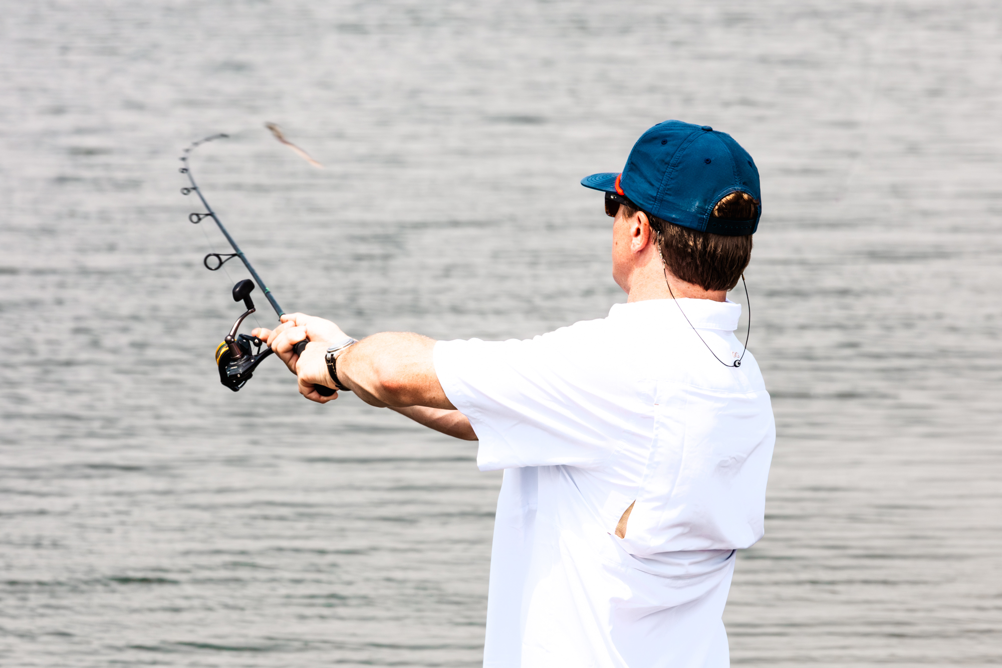 fishing with mustang island adventures at cinnamon shore