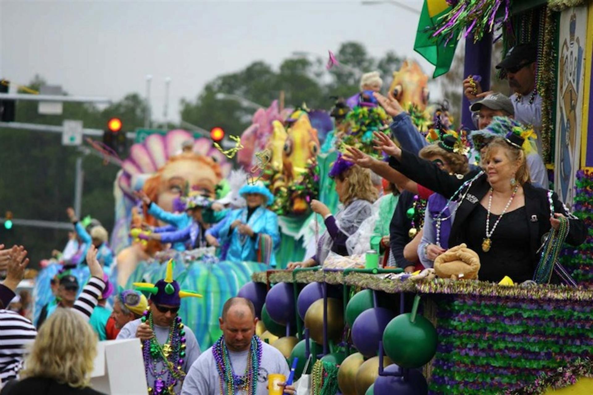 Gulf Shores Mardi Gras Parade Live the Liquid Life!