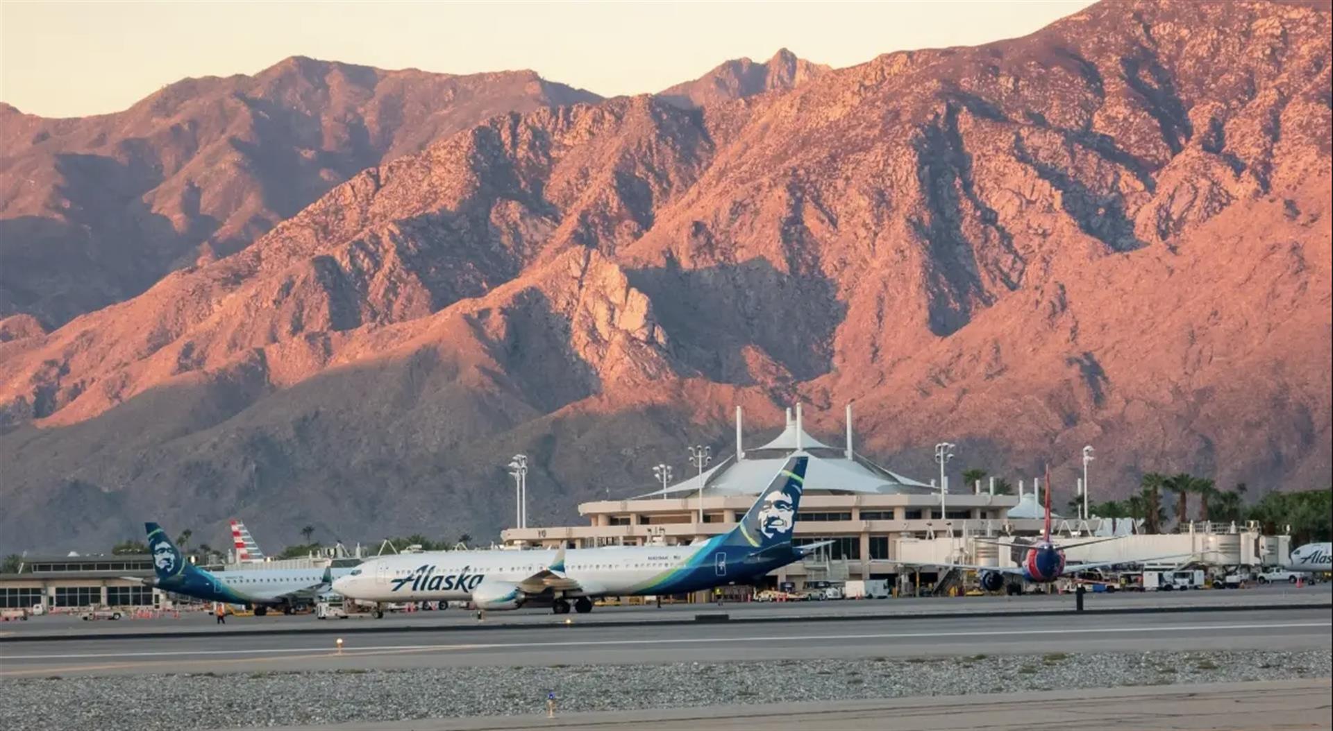 View of Palm Springs International Airport