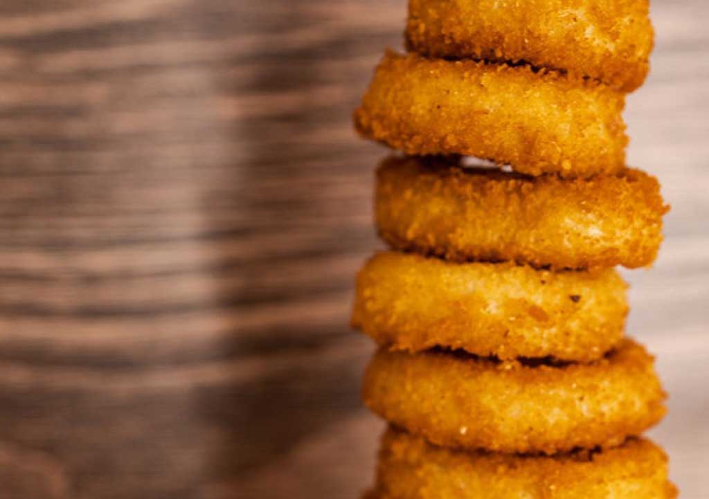 An onion ring tower.
