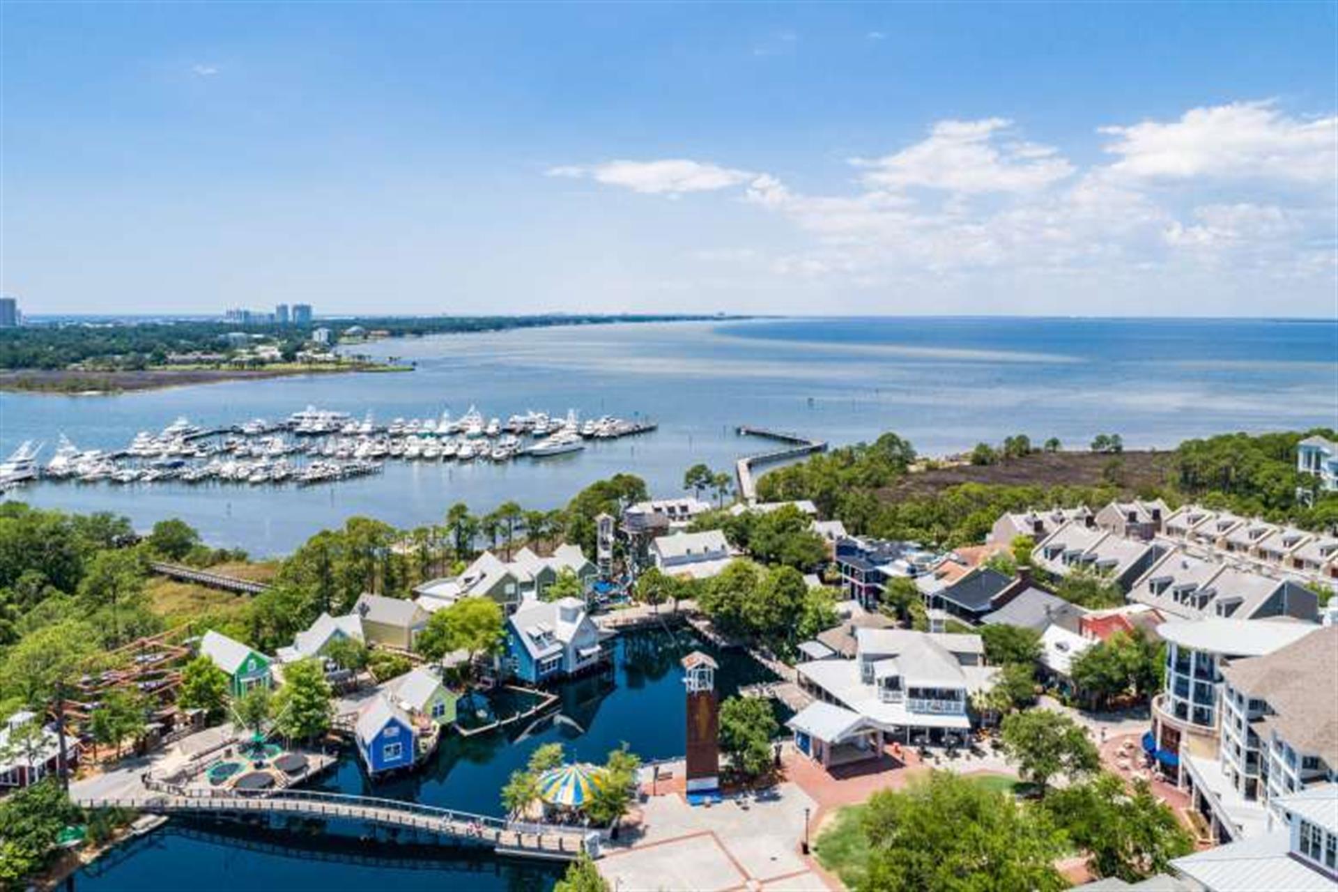 Baytowne Wharf Ariel View