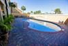 Private heated pool