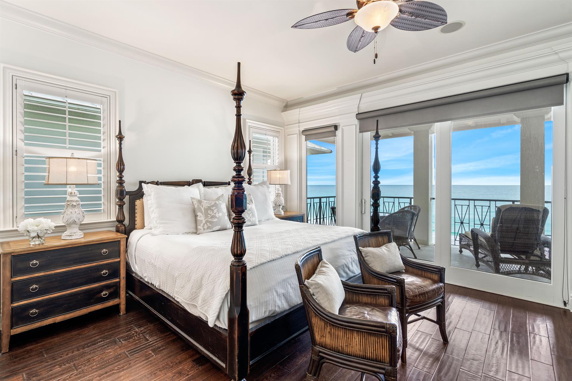 3rd Floor King Master Bedroom w Private Balcony and Large Private Master Bathroom