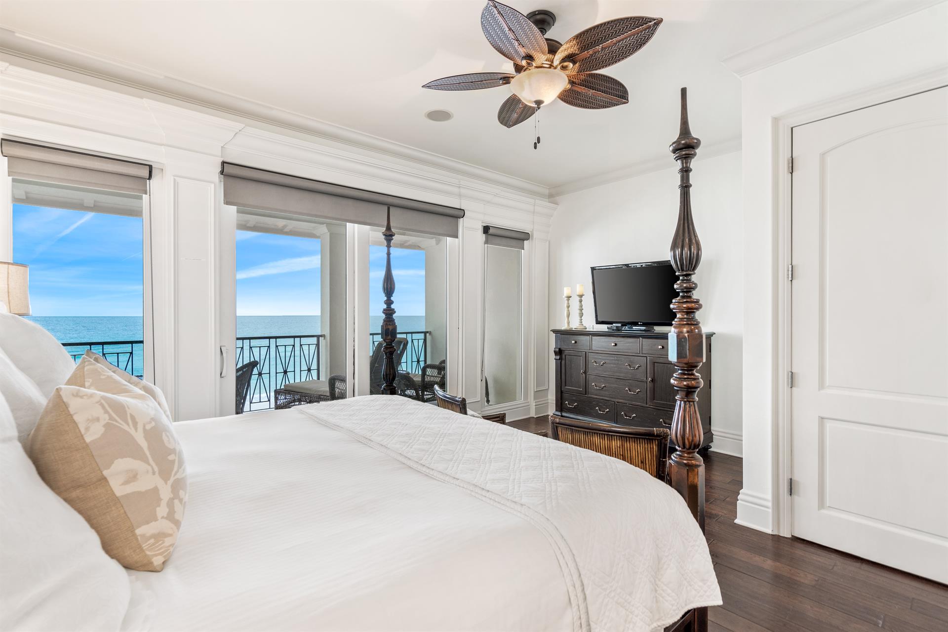 3rd Floor King Master Bedroom w Private Balcony and Large Private Master Bathroom