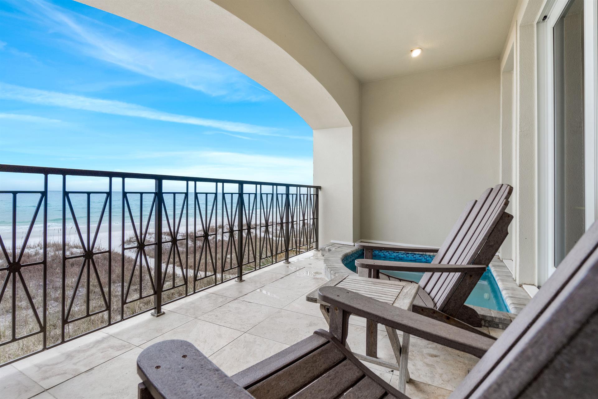 Gulf Views from the Private Pool Area