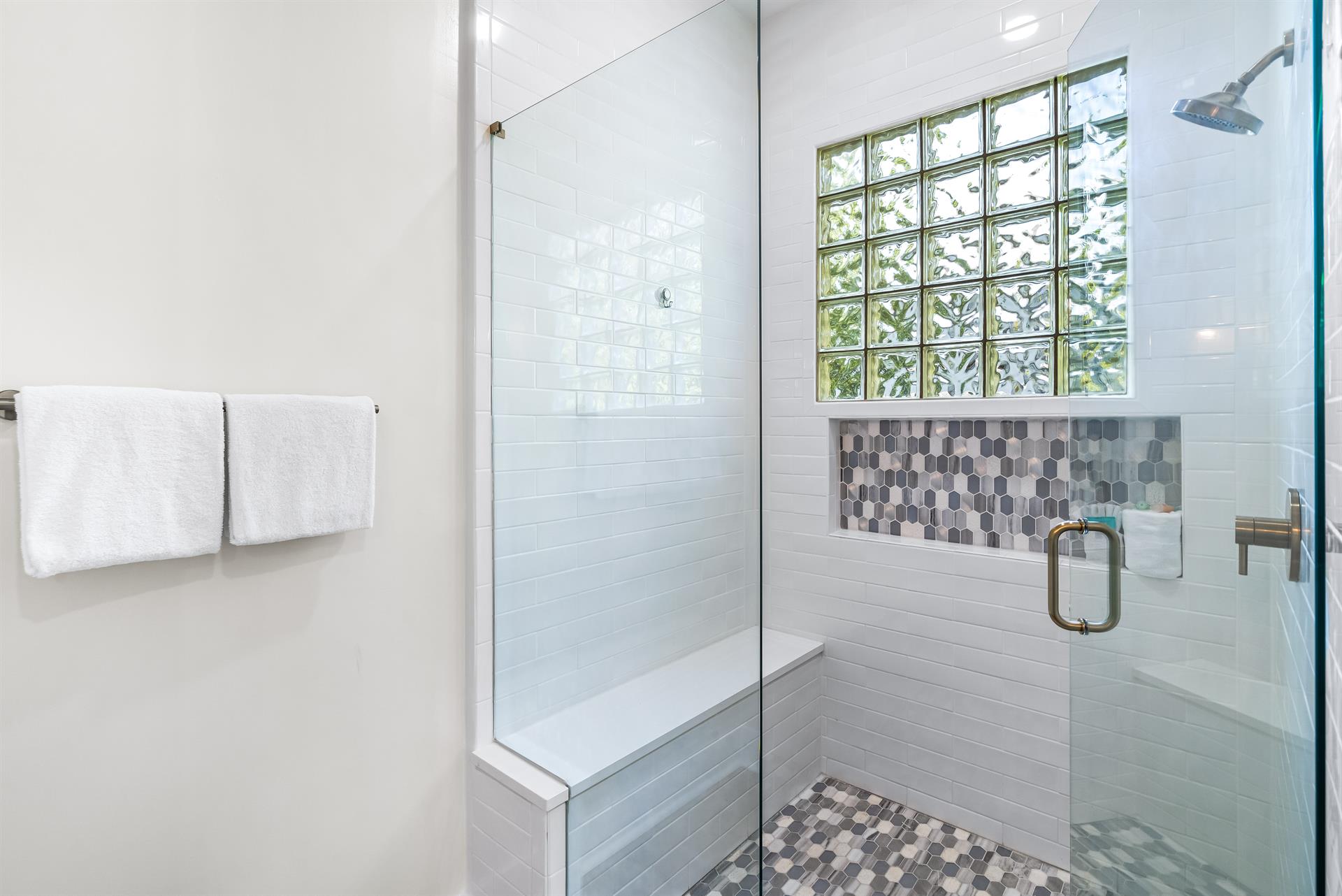 Private Bath with Walk In Shower