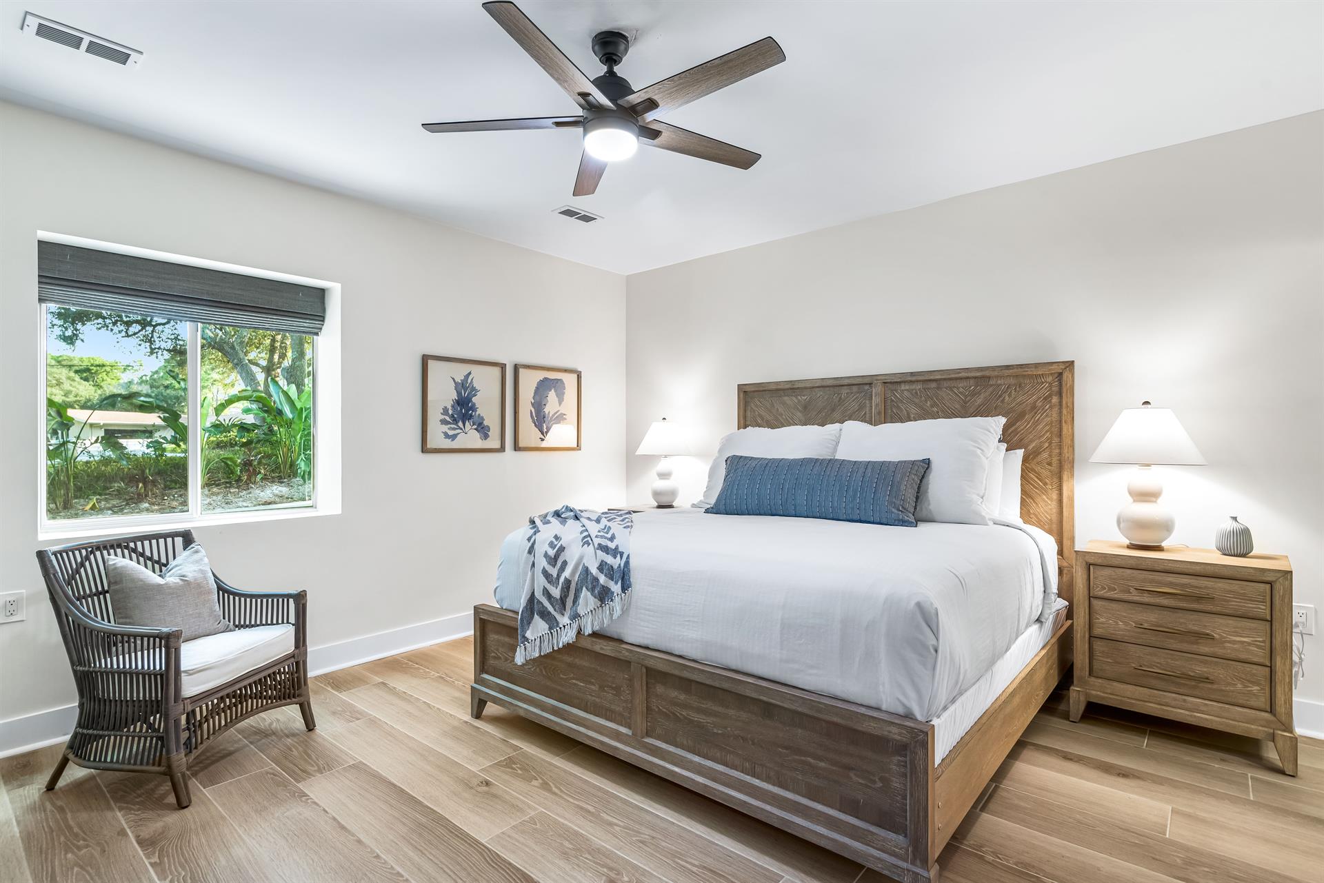 In Law Suite King Bedroom with Private Bathroom