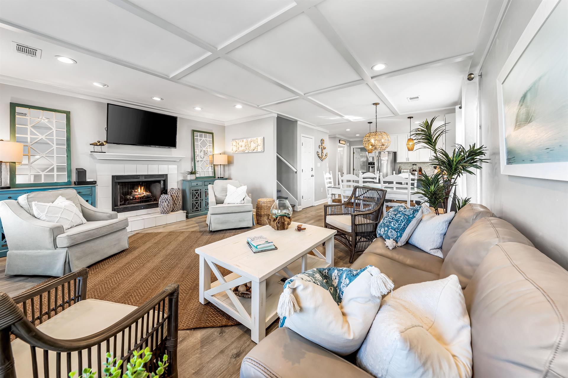 Open Living Room with Plenty of Seating