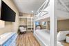New 1st Floor Bunkroom with 4 Queen Beds
50 Smart TV  Cubbies for the Kiddos
