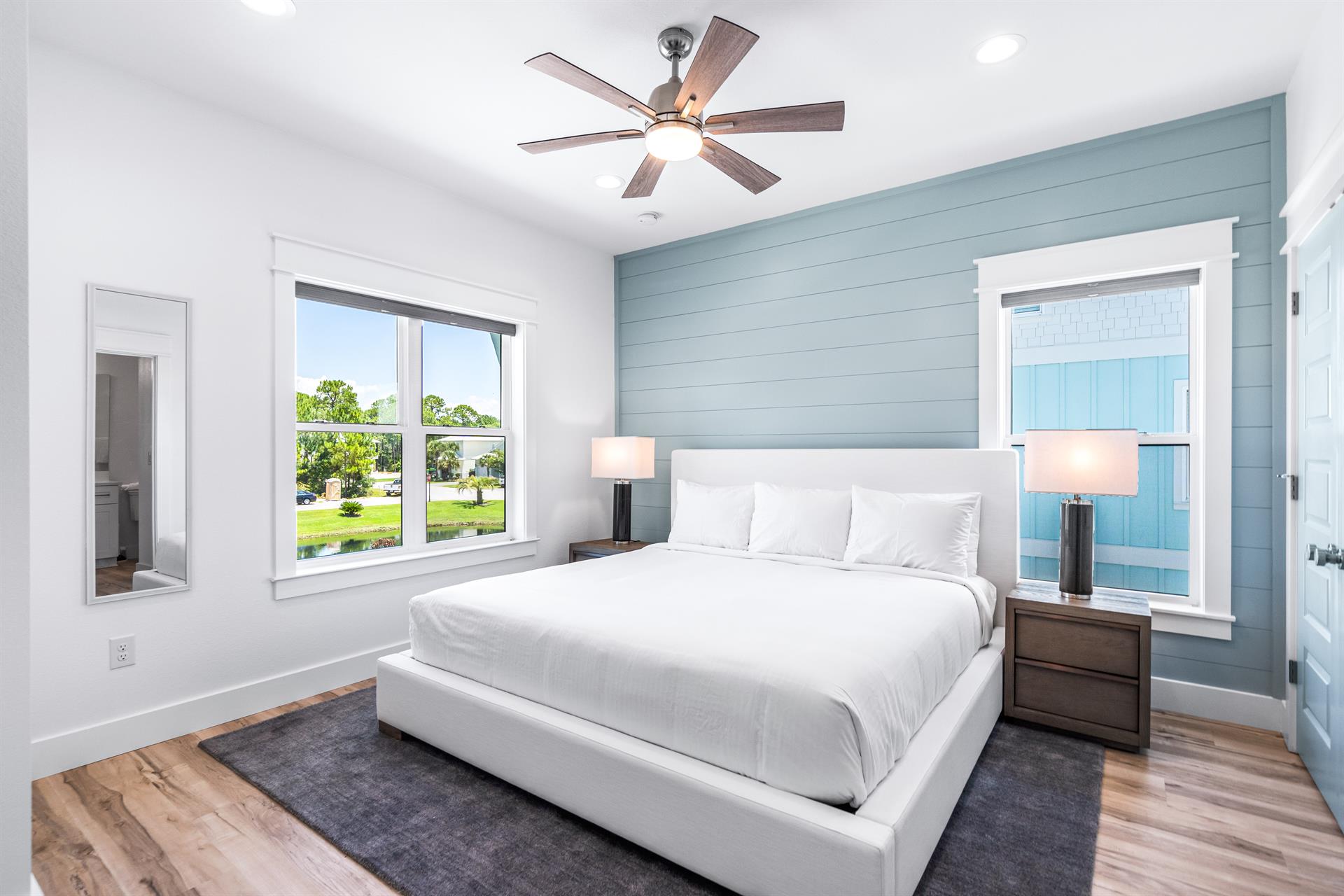 Second Floor King bedroom with tub shower combination. 5