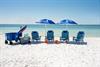 An Additional 4 Beach Chairs and 2 umbrellas in the home