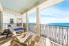 Third Floor Covered Balcony with Both Adirondack   Chaise Lounge Chairs.  Breezes Galore