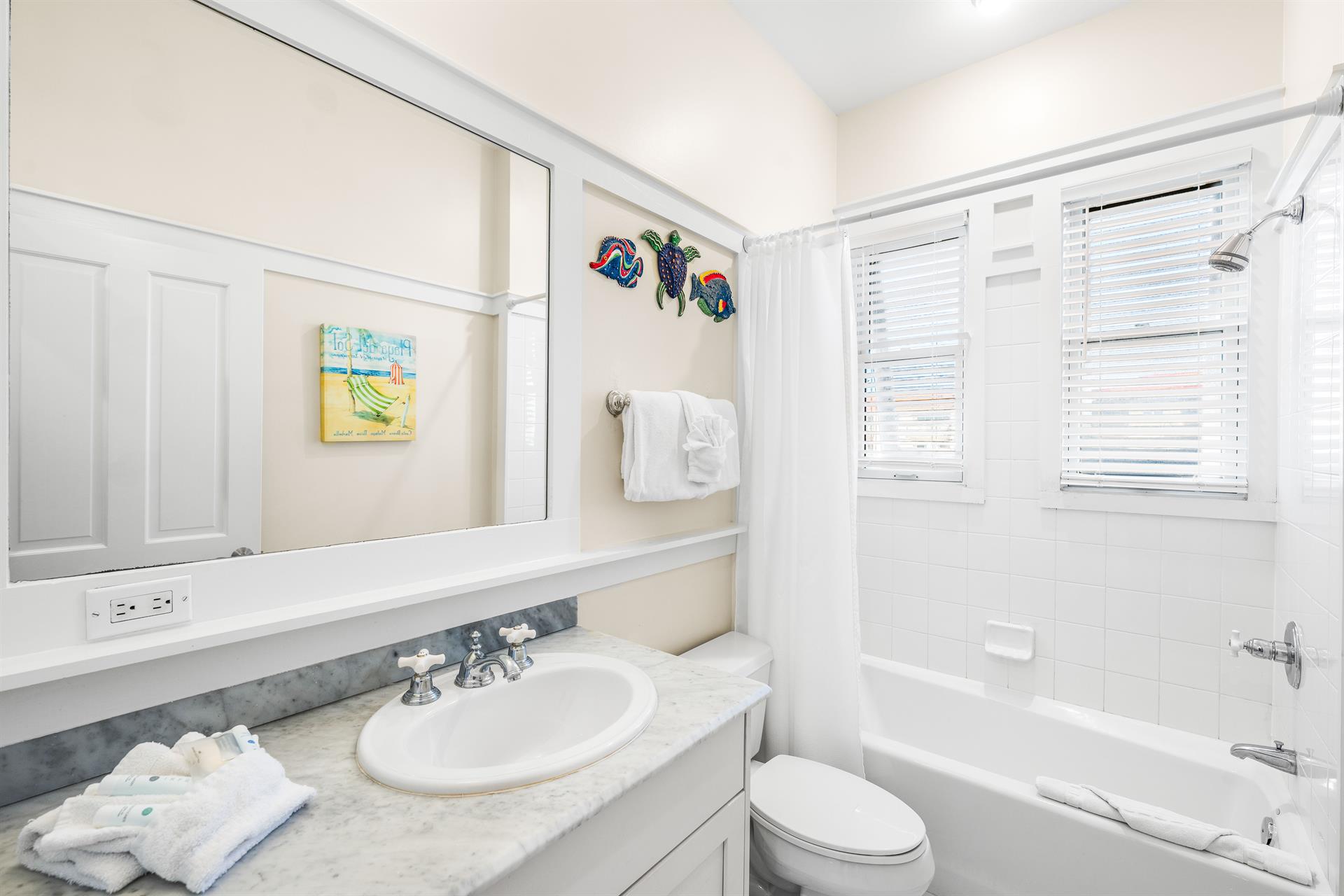 Third Floor Ensuite Bathroom for the Guest King Bedroom with BathtubShower Combination