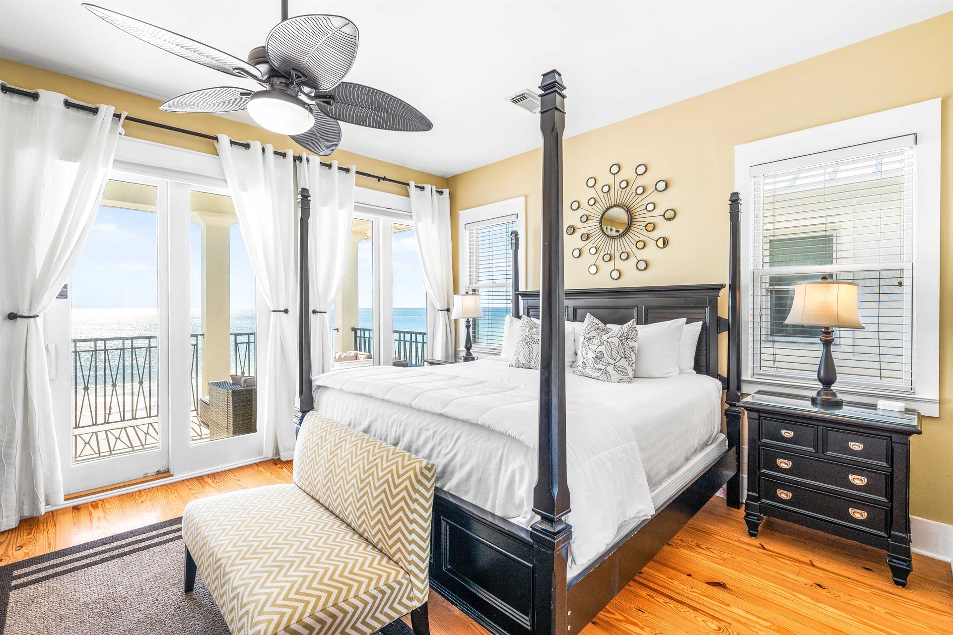 3rd Floor King Primary Bedroom, Private Balcony, Elevator and Full Bathroom