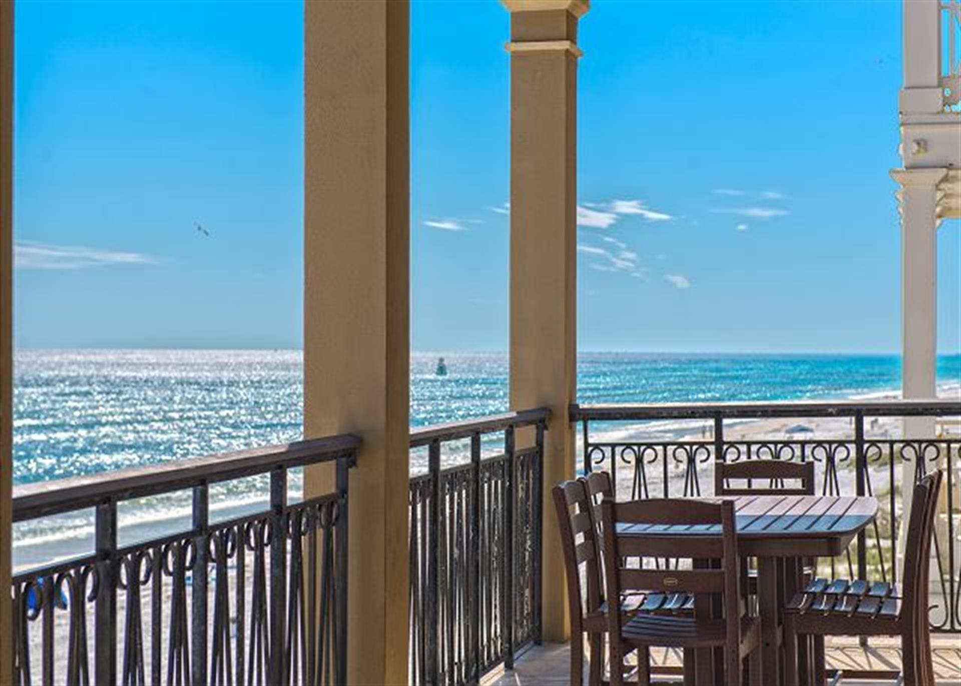 Second Floor Covered Outdoor Dining