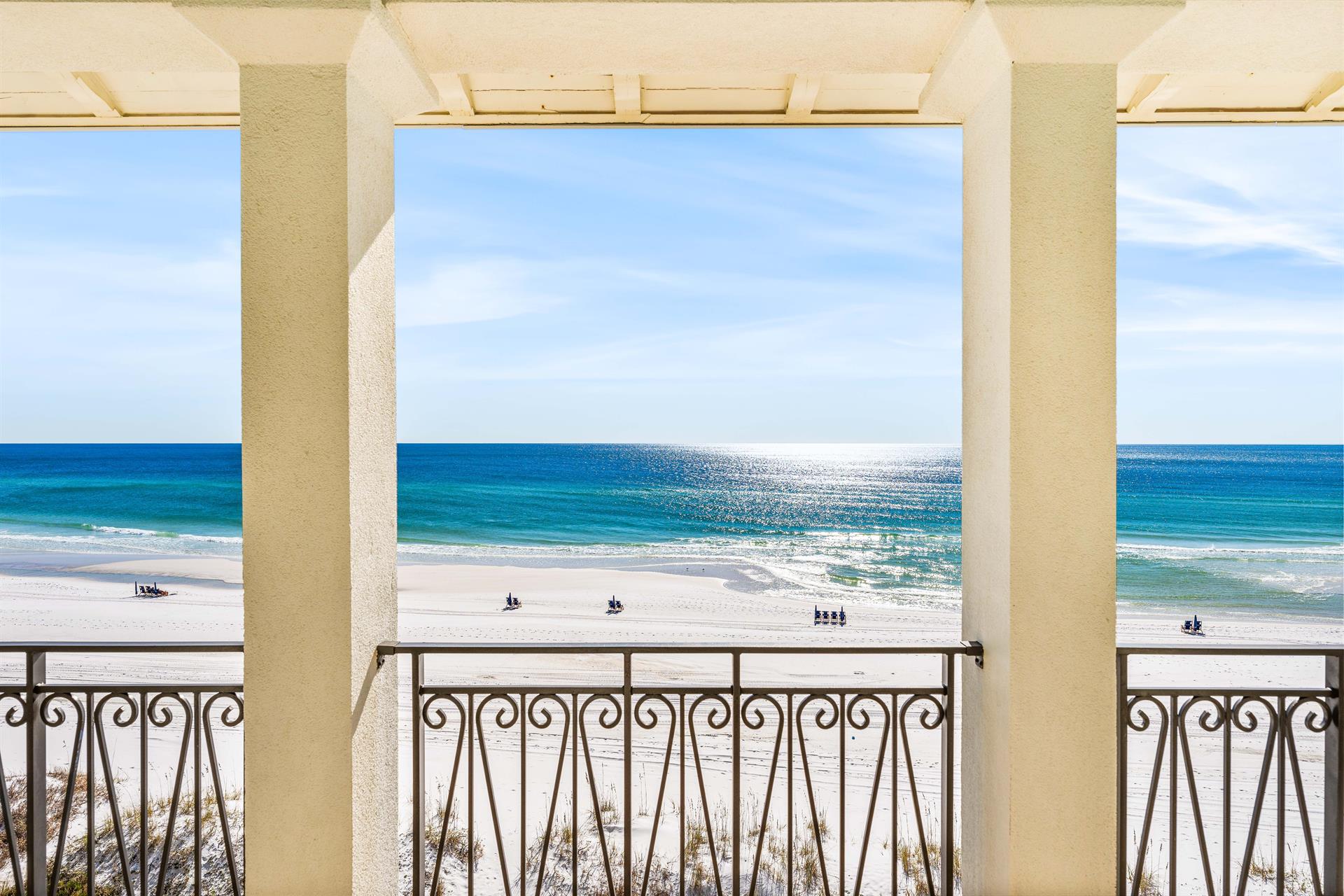 Directly On The Beach  This is YOUR view