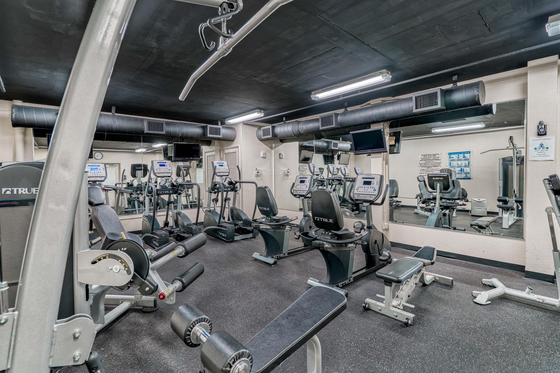 Workout at the Beach Onsite Fitness Center