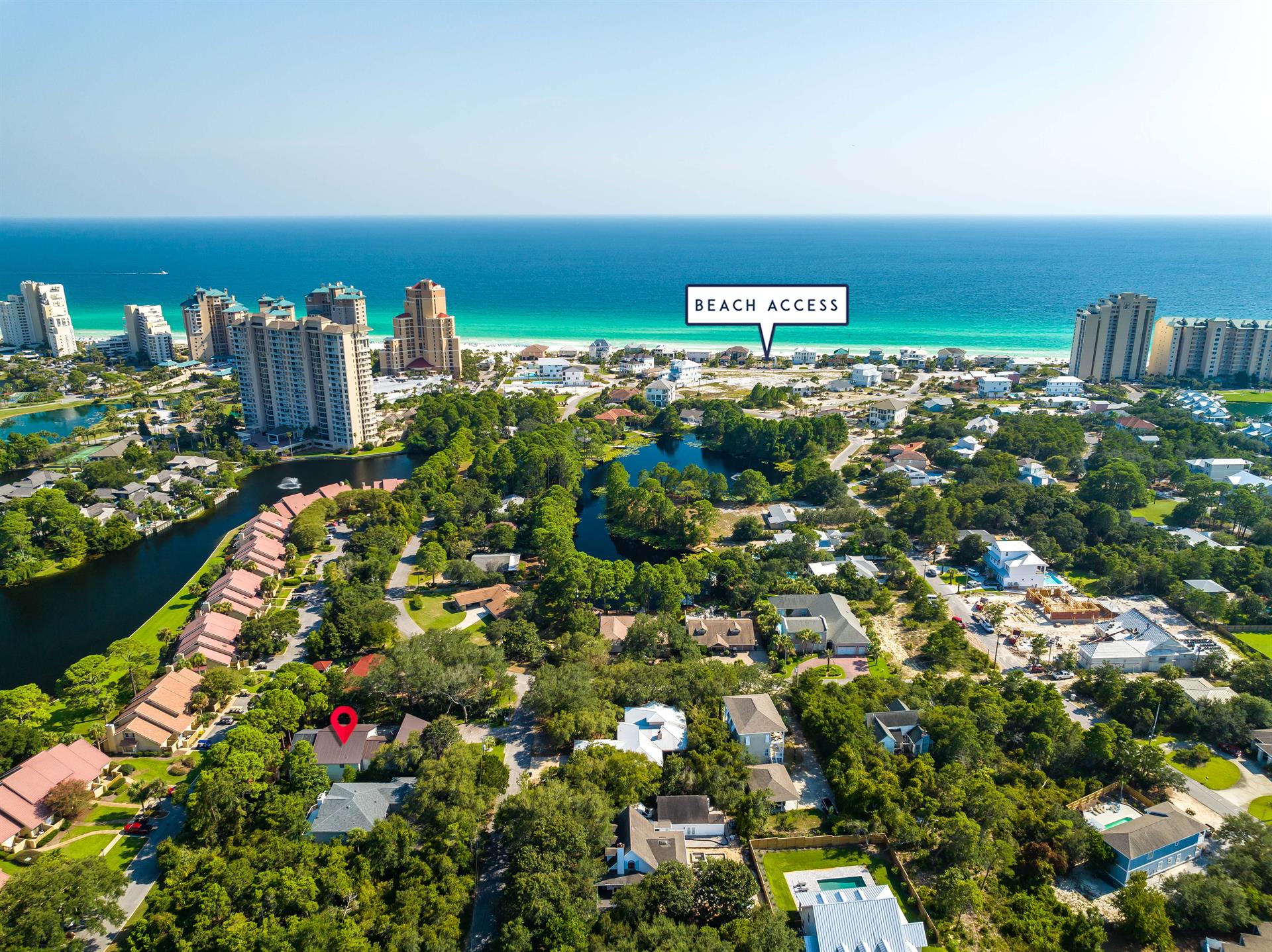 An Easy 5 Minute Walk to the Beach Access or 2 Minutes by Golf Cart or Vehicle with Plenty of Parking for Both