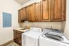 Convenient laundry room on the 1st floor with a full size washer  dryer