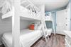 First Floor Bunk Bedroom with Four Queen Beds  33 Smart TV.  The Kiddos will Love It