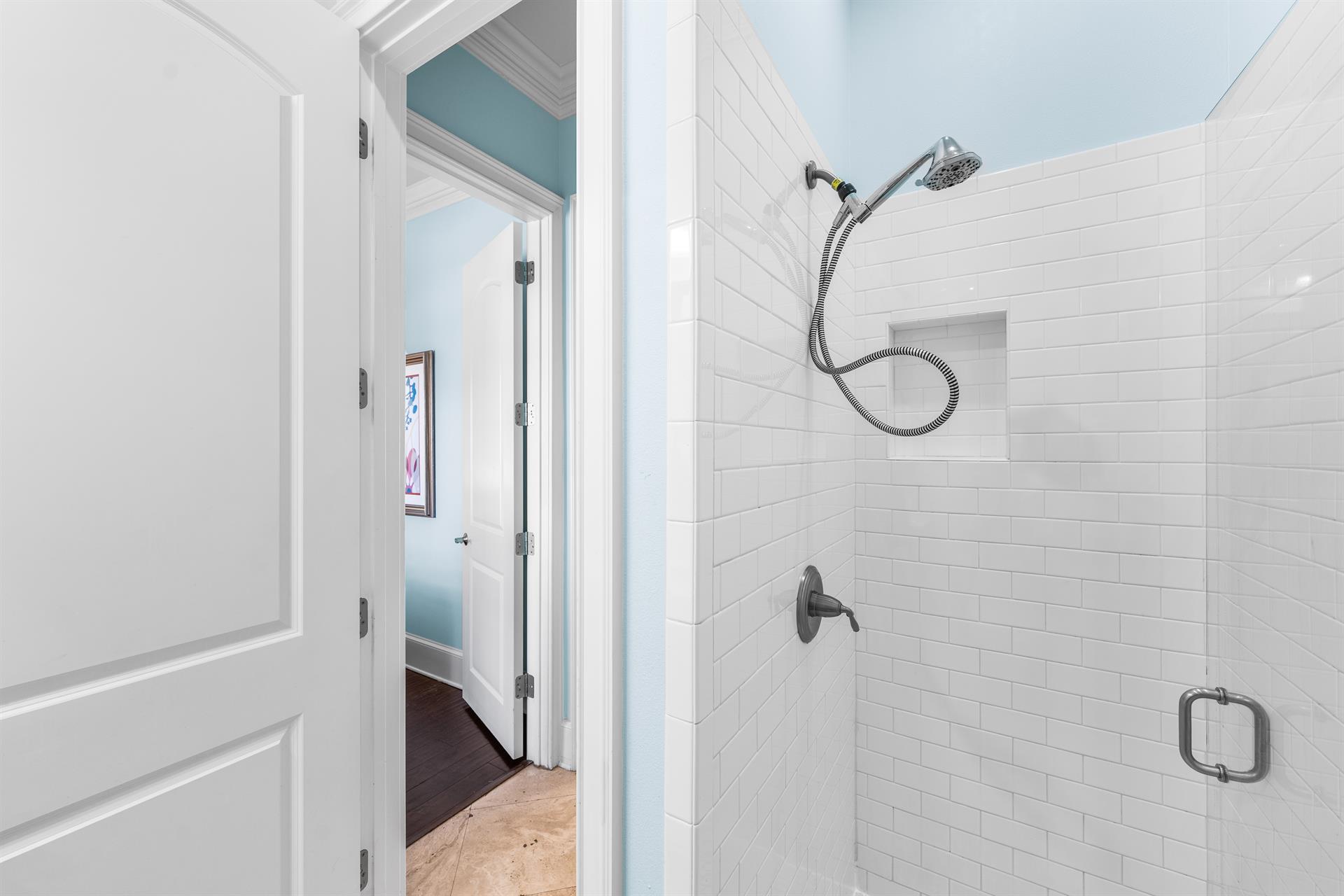 Ensuite Bathroom with WalkIn Shower for the 2nd Floor King Bedroom