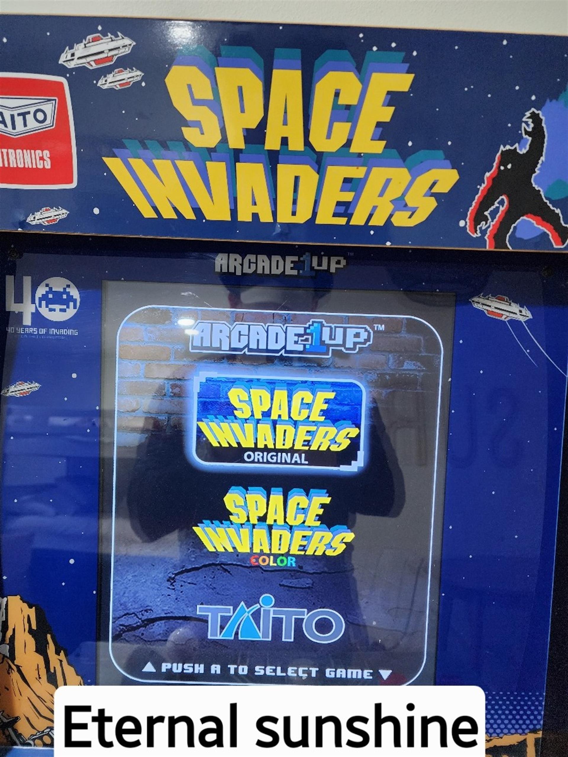 Space Invader Video Game in Carriage House Bunkroom